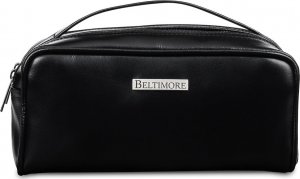 Beltimore Beltimore kosmetyczka męska Skórzana saszetka czarna J46 3