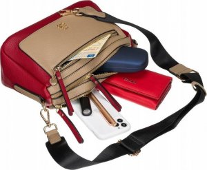 LuluCastagnette Mała, pojemna listonoszka damska na ramię - 6