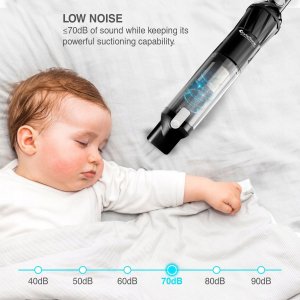 Odkurzacz ręczny TurboTronic Odkurzacz ręczny TurboTronic bezprzewodowy bezworkowy samochodowy 7w1 Super mocny cichy Czarny 3