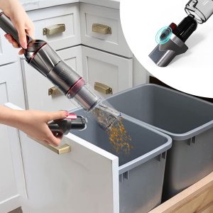 Odkurzacz ręczny TurboTronic Odkurzacz ręczny TurboTronic bezprzewodowy bezworkowy samochodowy 7w1 Super mocny cichy Czarny 10