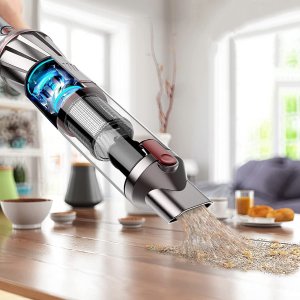 Odkurzacz ręczny TurboTronic Odkurzacz ręczny TurboTronic bezprzewodowy bezworkowy samochodowy 7w1 Super mocny cichy Srebrny 11