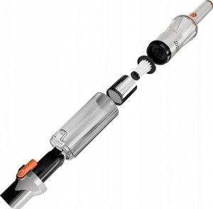 Odkurzacz ręczny TurboTronic Odkurzacz ręczny TurboTronic bezprzewodowy bezworkowy samochodowy 7w1 Super mocny cichy Srebrny 12