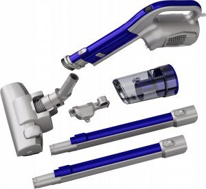 Odkurzacz ręczny TurboTronic Odkurzacz ręczny bezworkowy TurboTronic pionowy max 600W 14kpa Niebieski 6