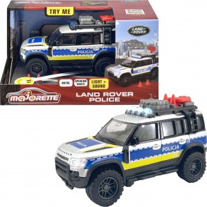 Majorette Pojazd Policja Land Rover światło/dźwięk 1