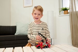 Majorette Pojazd Straż pożarna Volvo światło/dźwięk 4