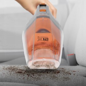 Odkurzacz ręczny TurboTronic Odkurzacz ręczny samochodowy TurboTronic bezprzewodowy bezworkowy 2w1 do prania Srebrny 5