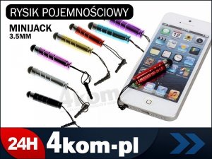 Rysik 4kom.pl Mini Jack Czarny 2