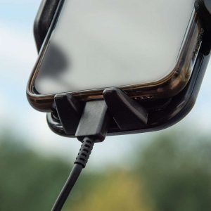 4kom.pl Uchwyt samochodowy Uniwersalny Holder do auta do telefonu na szybę deskę kokpit Black 7