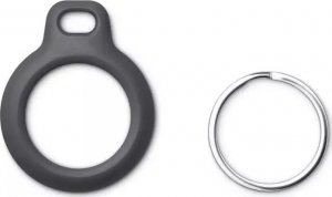 4kom.pl Brelok Rough TPU karabińczyk do Apple AirTag Black 3