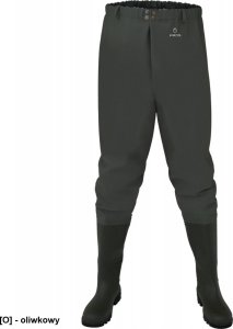 Pros AJ-SP03 - Wysokiej jakości spodnie do pasa z wgrzanymi na stałe kaloszami 44 1