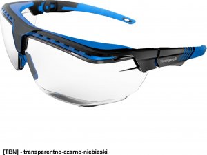 R.E.I.S. HW-OO-AVATAR - Okulary ochronne Honeywell Avatar OTG - transparentno-czarny - uni 1