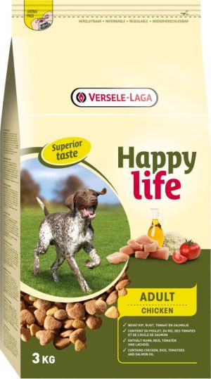 Versele-Laga Happy Life Adult with Chicken - 15 kg 1