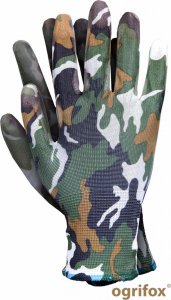 R.E.I.S. OX-POLICAMO - Rękawice ochronne w kolorze moro 6 1