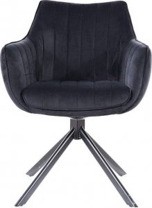 Signal Krzesło AZALIA VELVET czarne 2