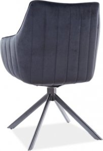 Signal Krzesło AZALIA VELVET czarne 3