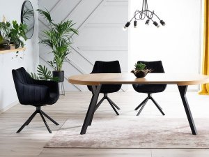 Signal Krzesło AZALIA VELVET czarne 5