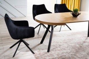 Signal Krzesło AZALIA VELVET czarne 8