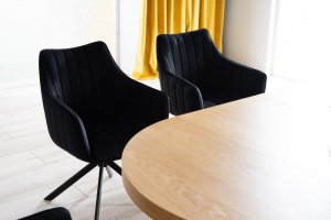 Signal Krzesło AZALIA VELVET czarne 10