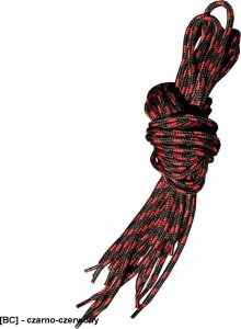 R.E.I.S. BR-LACE-T-O SZNURÓWKI - 100, 120, 150cm. - czarno-czerwony 100 cm 1