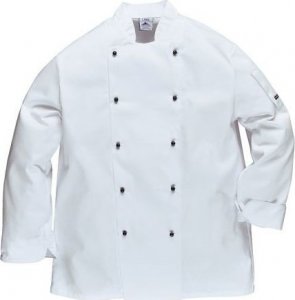 Portwest C834 Bluza kucharska Somerset - biały XL 1