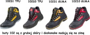 URGENT 102 S3 TPU Urgent - buty robocze typu trzewik z podnoskiem, podeszwa do - 130 st. C 43 5