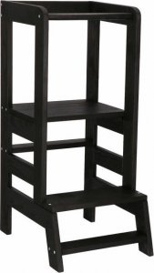 Springos Pomocnik kuchenny 90cm kitchen helper, podest dla dzieci 90 cm czarny UNIWERSALNY 5