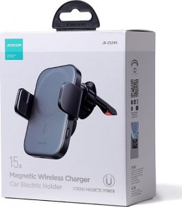 Joyroom Joyroom samochodowy uchwyt magnetyczny bezprzewodowa indukcyjna ładowarka Qi 15W (kompatybilna z MagSafe do iPhone) na kratkę nawiewu (JR-ZS295) 22