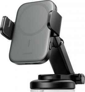 Joyroom Joyroom samochodowy uchwyt magnetyczny bezprzewodowa indukcyjna ładowarka Qi 15W (kompatybilna z MagSafe do iPhone) na deskę rozdzielczą (JR-ZS295) 1
