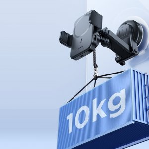 Joyroom Joyroom samochodowy uchwyt magnetyczny bezprzewodowa indukcyjna ładowarka Qi 15W (kompatybilna z MagSafe do iPhone) na deskę rozdzielczą (JR-ZS295) 2