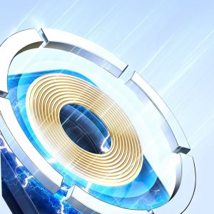 Joyroom Joyroom samochodowy uchwyt magnetyczny bezprzewodowa indukcyjna ładowarka Qi 15W (kompatybilna z MagSafe do iPhone) na deskę rozdzielczą (JR-ZS295) 5