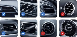 Joyroom Joyroom samochodowy uchwyt magnetyczny bezprzewodowa indukcyjna ładowarka Qi 15W (kompatybilna z MagSafe do iPhone) na deskę rozdzielczą (JR-ZS295) 10