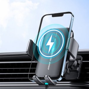 Joyroom Joyroom uchwyt samochodowy z ładowarką bezprzewodową 15W na kratkę nawiewu czarny (JR-ZS245 vent) 2