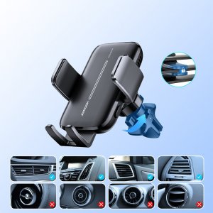 Joyroom Joyroom uchwyt samochodowy z ładowarką bezprzewodową 15W na kratkę nawiewu czarny (JR-ZS245 vent) 6
