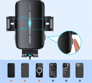 Joyroom Joyroom uchwyt samochodowy z ładowarką bezprzewodową 15W na kratkę nawiewu czarny (JR-ZS245 vent) 8
