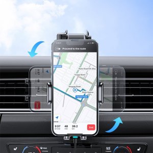 Joyroom Joyroom uchwyt samochodowy z ładowarką bezprzewodową 15W na kokpit deskę rozdzielczą czarny (JR-ZS245) 4