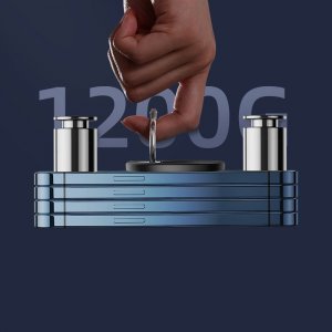 Joyroom Joyroom zestaw wielofunkcyjny magnetyczny uchwyt samochodowy ring podstawka do telefonu czarny (JR-ZS294) 15