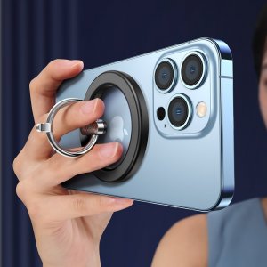 Joyroom Joyroom zestaw wielofunkcyjny magnetyczny uchwyt samochodowy ring podstawka do telefonu czarny (JR-ZS294) 22