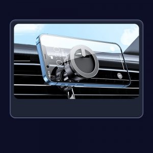 Joyroom Joyroom zestaw wielofunkcyjny magnetyczny uchwyt samochodowy ring podstawka do telefonu czarny (JR-ZS294) 26