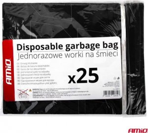 AMiO Jednorazowe worki na śmieci do samochodu 25 szt. 4