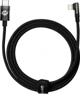 Kabel USB Baseus USB-C - Lightning 2 m Czarny (6932172612375) 1