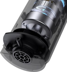 Odkurzacz ręczny Baseus Baseus A1 mini bezprzewodowy odkurzacz samochodowy 4000Pa, 30W niebieski (VCAQ010003) 7