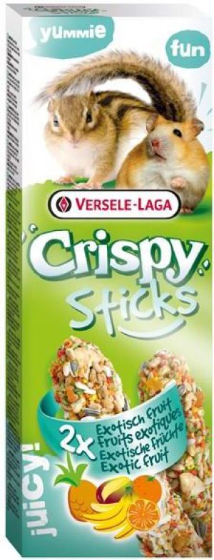 Versele-Laga Crispy Sticks kolby dla małych gryzoni owoce egzotyczne 2 szt. 1