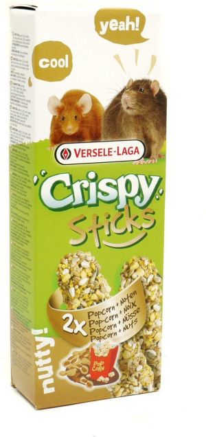 Versele-Laga Crispy Sticks kolby dla szczura i myszy popcornowo-orzechowe 2 szt. 1
