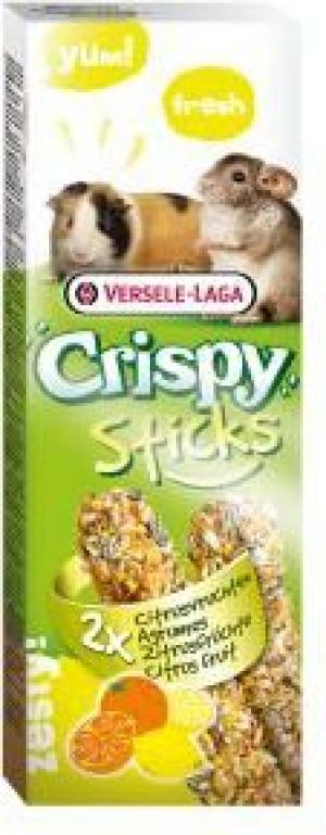 Versele-Laga Crispy Sticks kolby dla małych gryzoni pomarańcza i cytryna 2 szt. 1