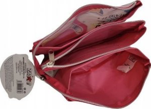 Piórnik Zaska FLAMING Piórnik Saszetka Kosmetyczka 3 komory 3