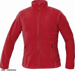 CERVA GOMTI Damski polar z mikropolaru z kołnierzem - 100% poliester, 180g/m2 - ciemnoróżowy XXL 2