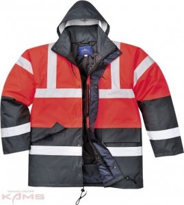 Portwest S466 Dwukolorowa kurtka ostrzegawcza - żółto-niebieski (royal) S 1