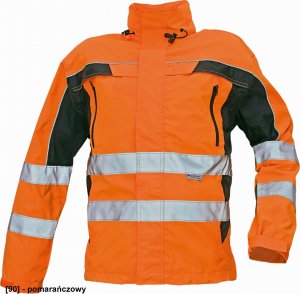 CERVA TICINO kurtka Hi-Vis 100% poliester 300D Oxford/PU - pomarańczowy XL 1