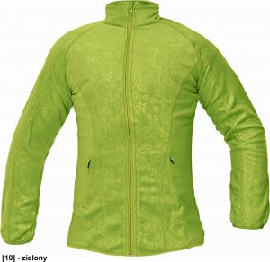 CERVA YOWIE Damska kurtka z mikropolaru - zielony L 1