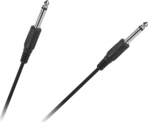 Kabel LP Jack 6.3 mm - Jack 6.3 mm 2m czarny (KPO2750M-2) 1